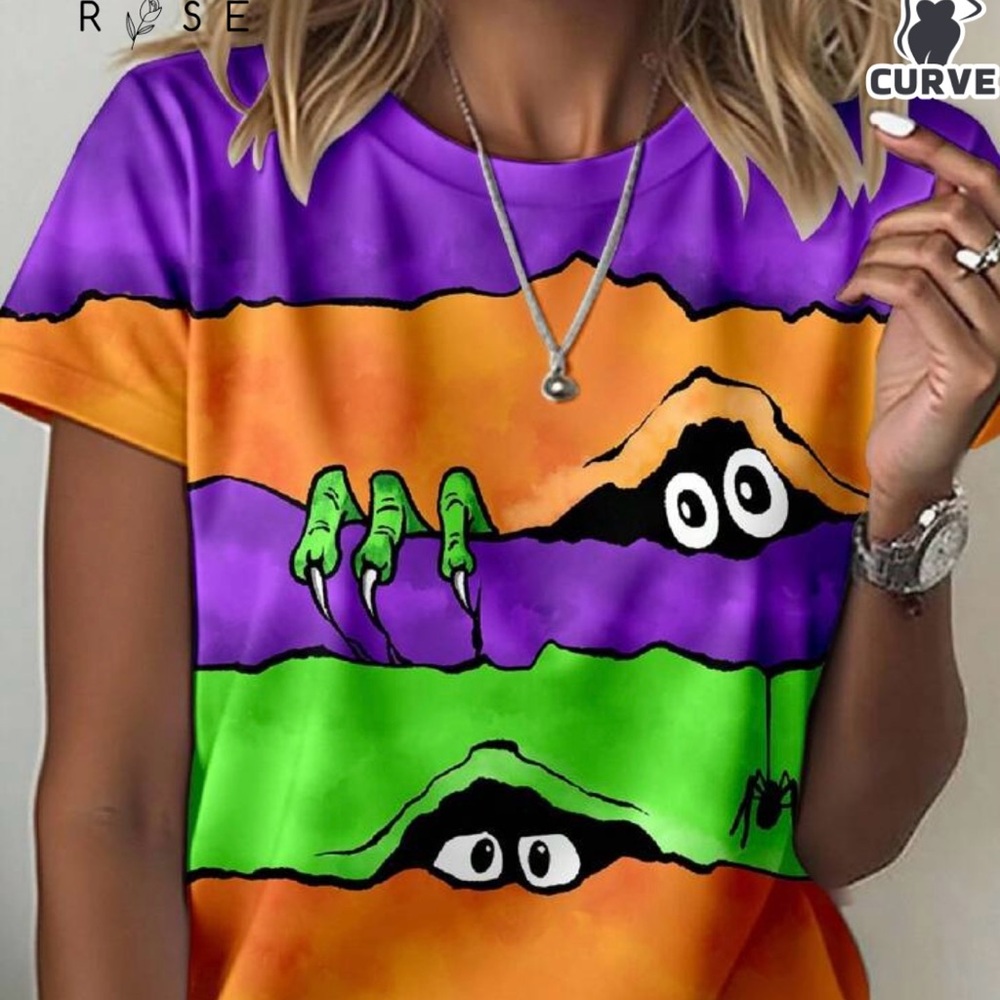 Tee shirt for Halloween colorful and cute